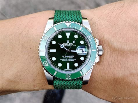 best perlon strap for rolex|Rolex submariner nylon straps.